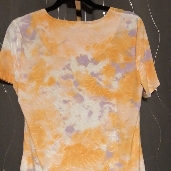 Jacquards JM collection - multi color w/ a silk scroll flower imprint Medium - Picture 5 of 7